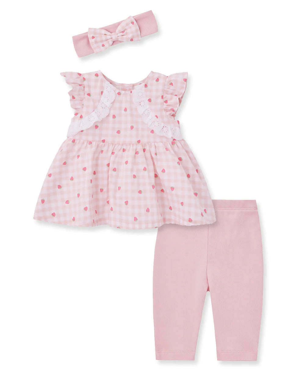 Strawberry Infant Woven Tunic Set 12955