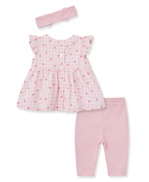 Strawberry Infant Woven Tunic Set 12955