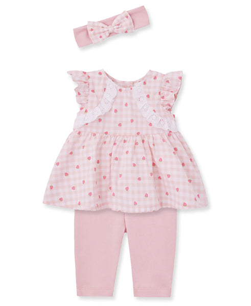 Strawberry Infant Woven Tunic Set 12955