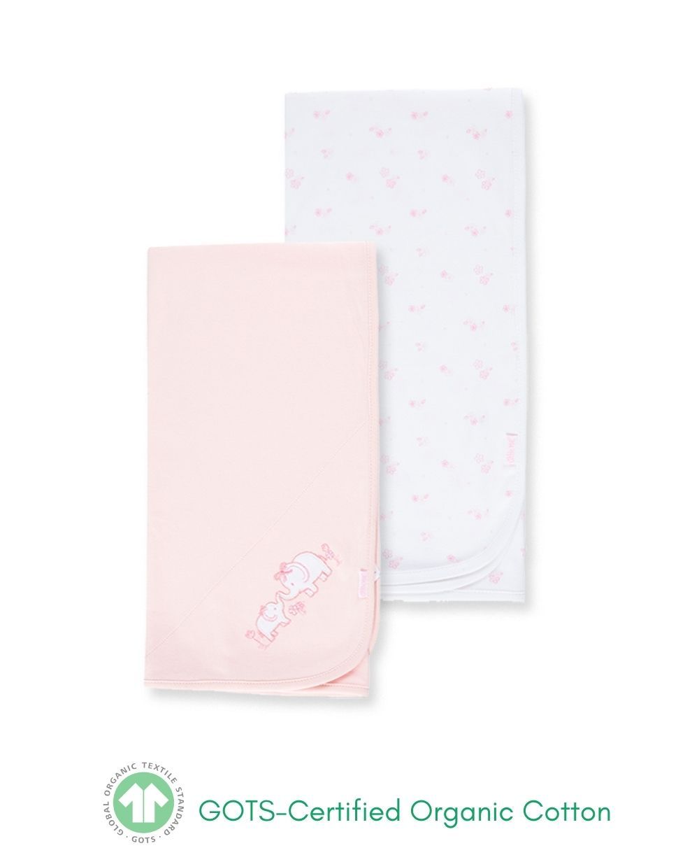 Elephant Garden Receiving Blanket (2-Pack) 710335