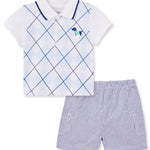Putting Puppies Polo Short Set 12951