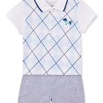 Putting Puppies Polo Short Set 12951