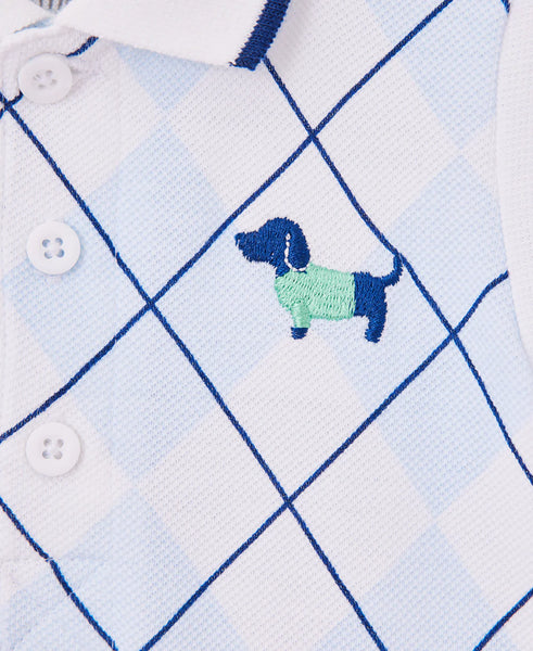 Putting Puppies Polo Short Set 12951