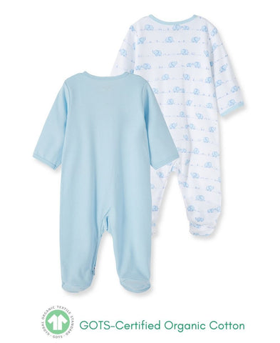 Elephant Park Footed One-Piece (2-Pack) 10309