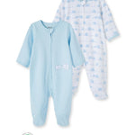Elephant Park Footed One-Piece (2-Pack) 10309