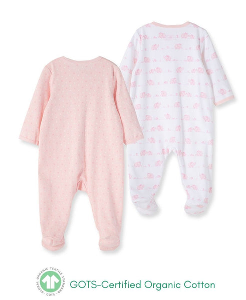 Elephant Garden Footed One-Piece (2-Pack) 10323