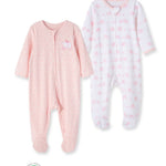 Elephant Garden Footed One-Piece (2-Pack) 10323