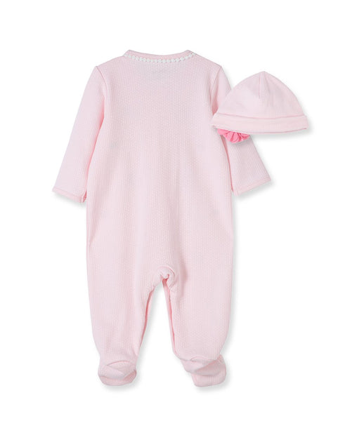 Wildflower Footed On-Piece & Hat 10969