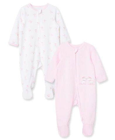 Fluffy Love Footed One-Piece (2-Pack) 11988