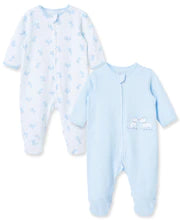 Fluffy Fun Footed One-Piece (2-Pack) 12005