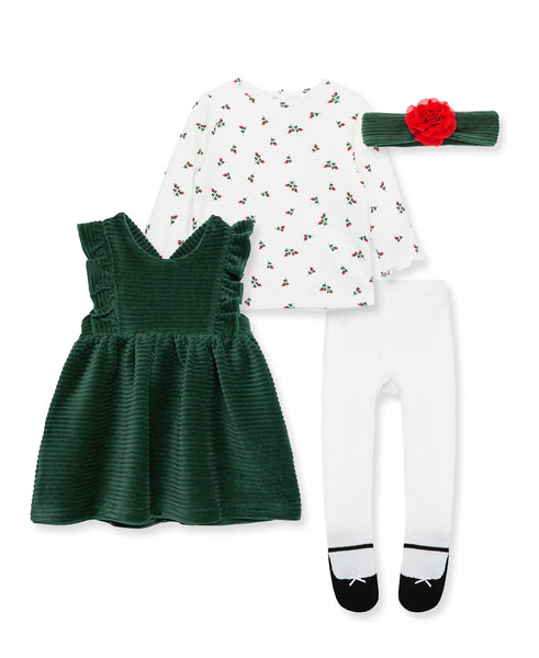 Rosebud Jumper Set with Headband 22-12444