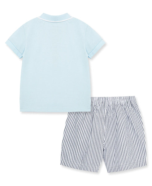 Sail Boat Polo Short Set 13145
