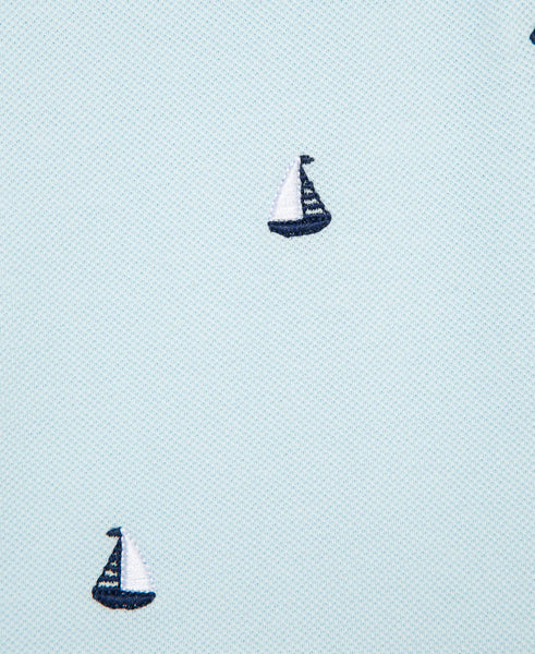 Sail Boat Polo Short Set 13145