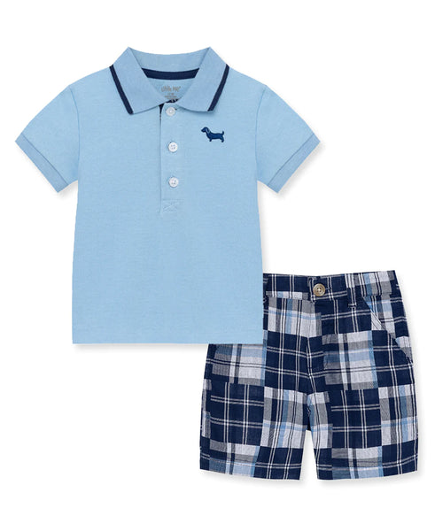 Puppy Polo Toddler Short Set 13148