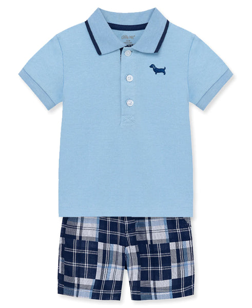 Puppy Polo Toddler Short Set 13148