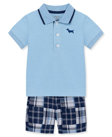 Puppy Polo Toddler Short Set 13148