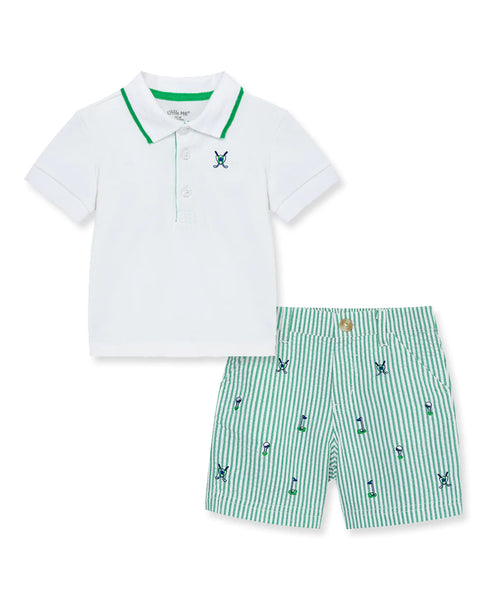 Golf Polo Toddler Short Set 13149