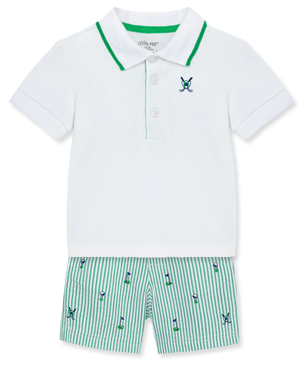 Golf Polo Toddler Short Set 13149