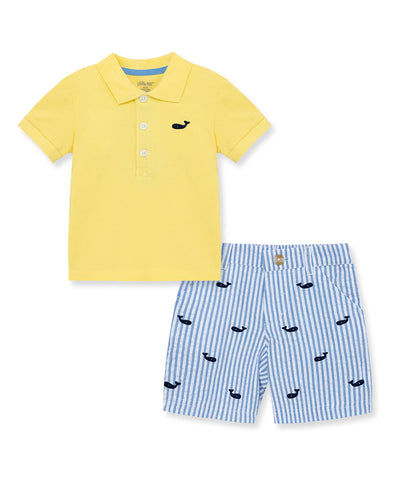 Whale Polo Toddler Short Set 13263