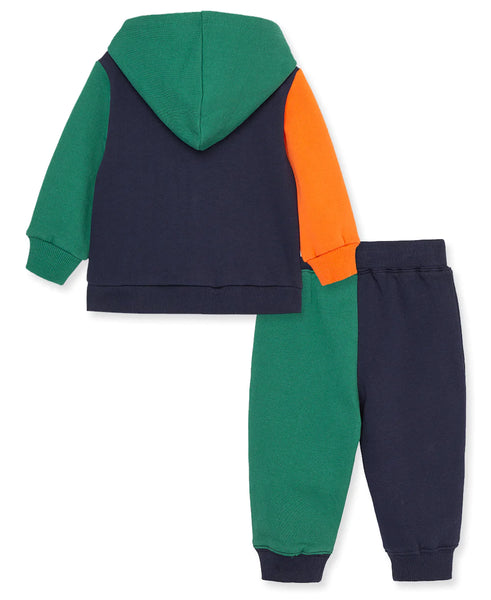 Colorblock 2-Piece Toddler Hoodie Set 22-12527
