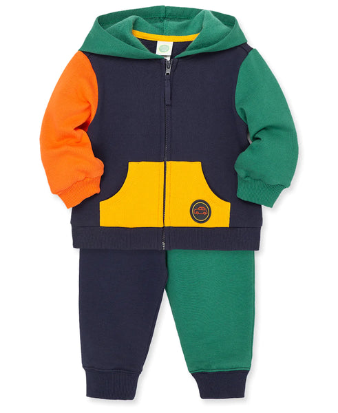 Colorblock 2-Piece Toddler Hoodie Set 22-12527