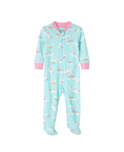 Unicorn Zip Footed One-Piece 609731