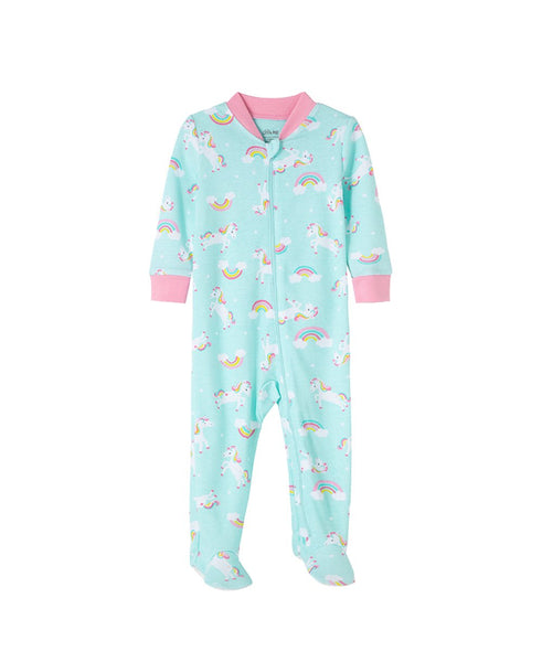 Unicorn Zip Footed One-Piece 609731