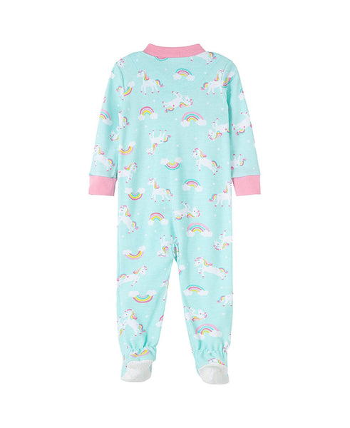 Unicorn Zip Footed One-Piece 609731