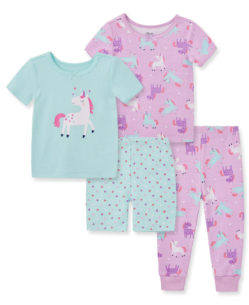 Unicorn 4-Piece Pajama Set 612785