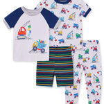Construction 4-Piece Pajama Set 612792