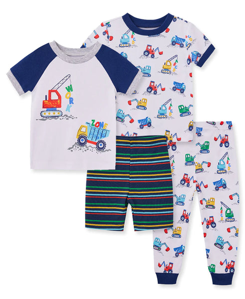 Construction 4-Piece Pajama Set 612792