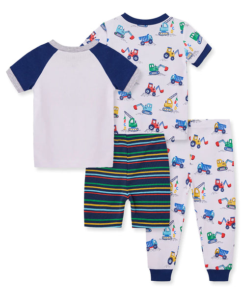 Construction 4-Piece Pajama Set 612792
