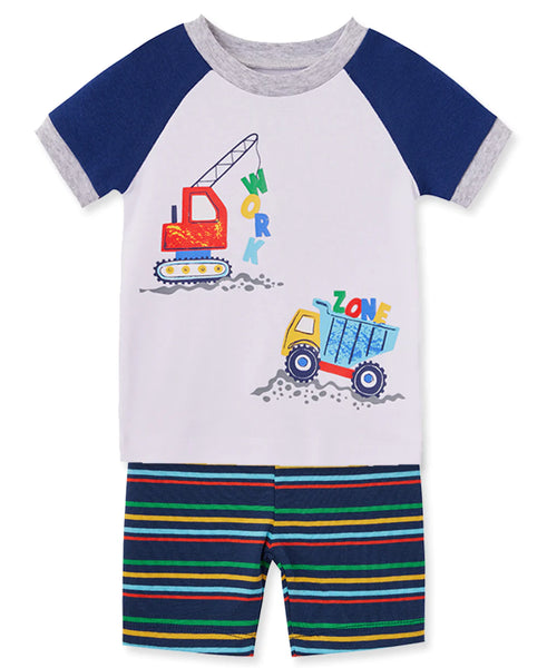Construction 4-Piece Pajama Set 612792