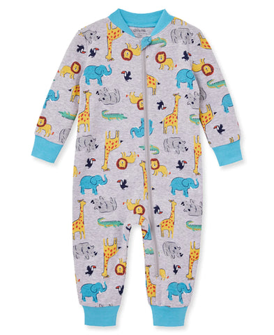 Safari Zip Front Pajama 612797