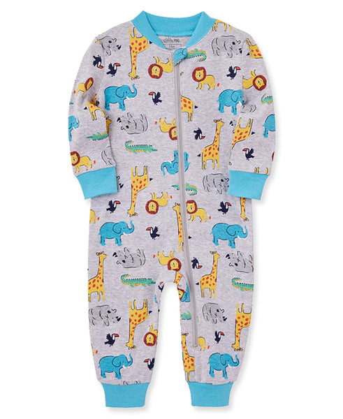 Safari Zip Front Pajama 612797