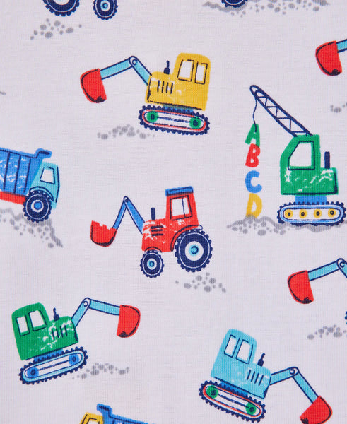 Construction Zip Front Pajama 612798