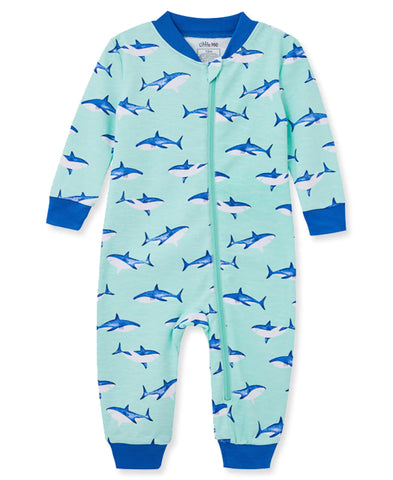 Shark Zip Front Pajama 612799