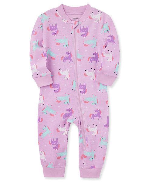 Unicorn Zip Front Pajama 612803