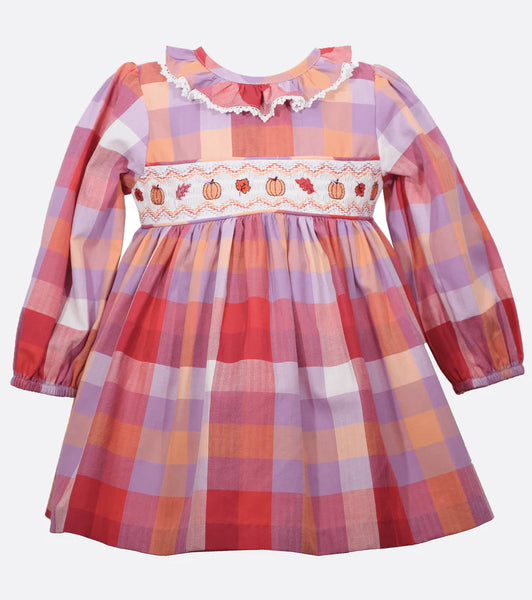 ELAINE SMOCKED HARVEST DRESS 22 -10460