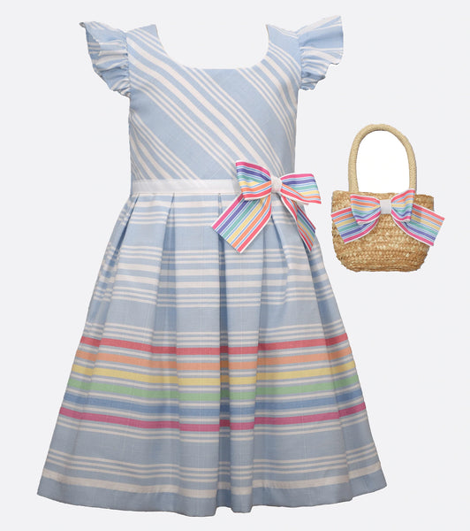 MILLIE RAINBOW DRESS WITH PURSE 25221