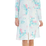 2100014363828 Miss Elaine Quilted Short Zip Robe  363828