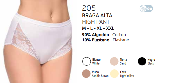 205 High-waist panties