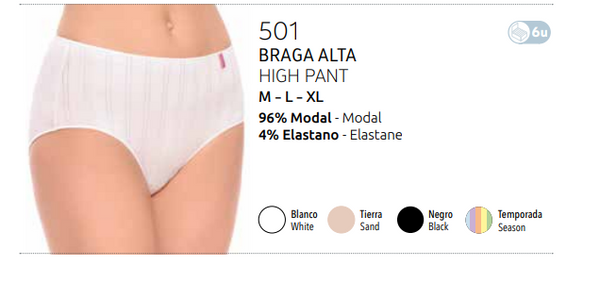 501 High-waist panties