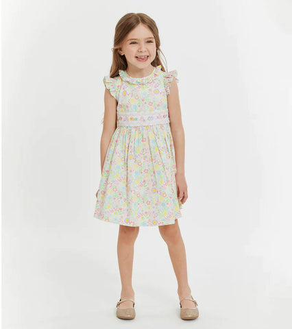 Copy of SMOCKED BUNNY DRESS 10891