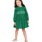 ANA FESTIVE SMOCKED REINDEER DRESS 04459