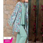 Pajama 3 pieces, cotton, from the Turkish brand, Tuba 22592