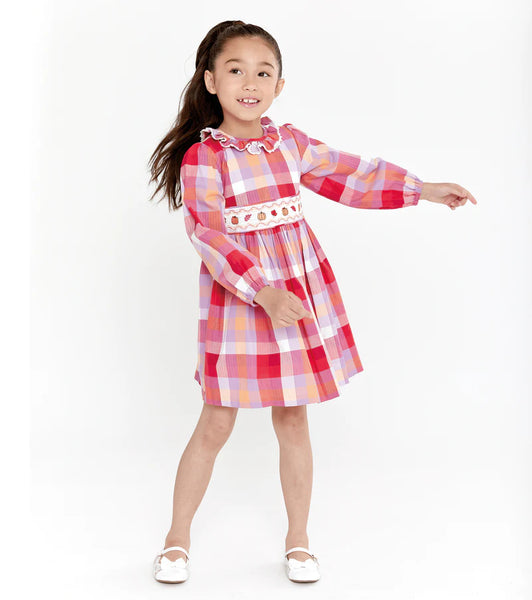 ELAINE SMOCKED HARVEST DRESS 22 -10460