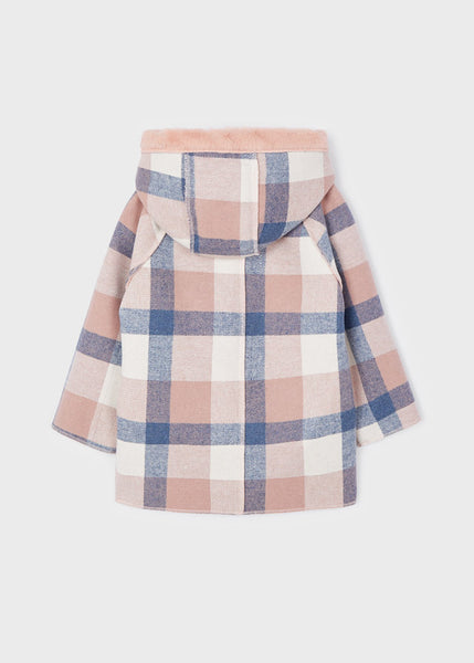 Girl's plaid coat Art. 12-04485-052