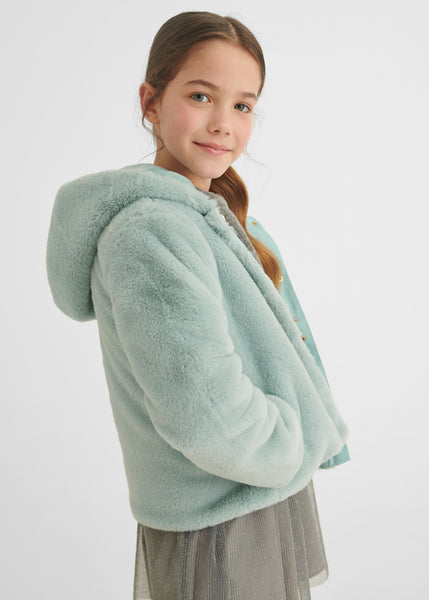 Fur coat for girl ECOFRIENDS 7480-46