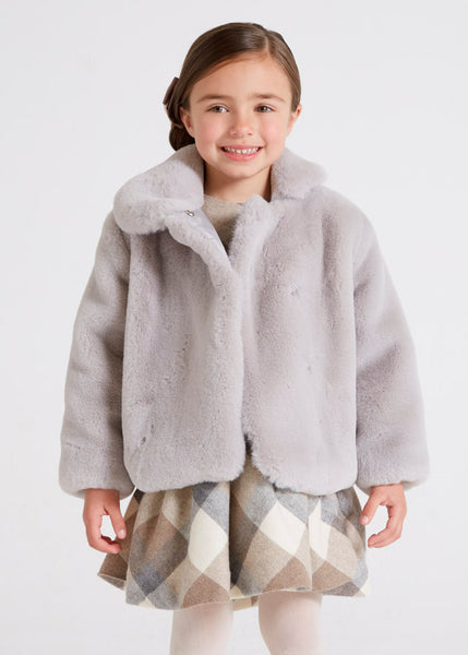 Girl's fur coat Art. 12-04483-034